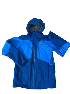 Columbia Omni-Heat Blue Full Zip Hooded Mid Weight  Jacket Size M